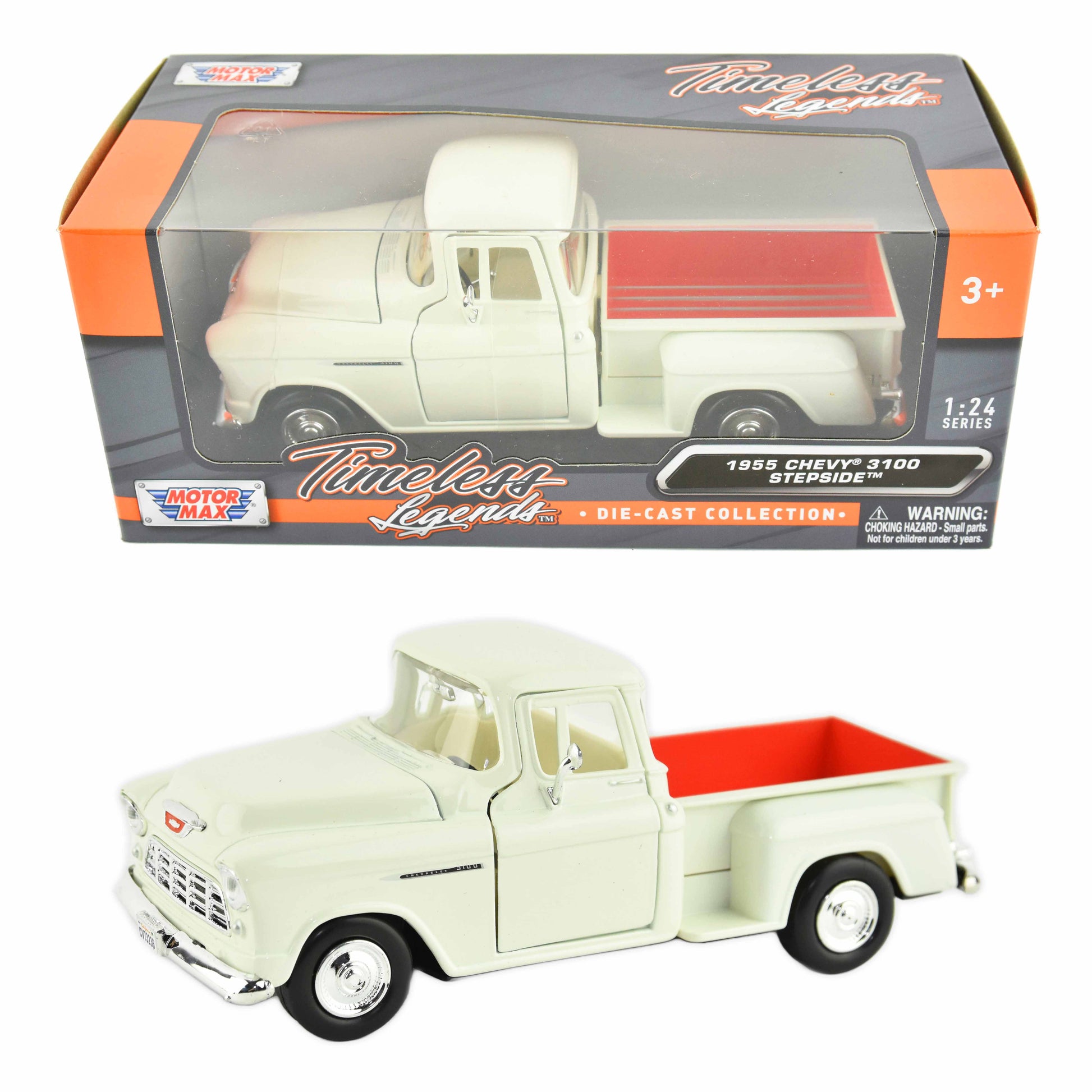 Chevy 3100 stepside bil (1955) 1:24 19cm