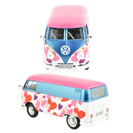 Volkswagen T2 hjärtabil 1:24 17cm