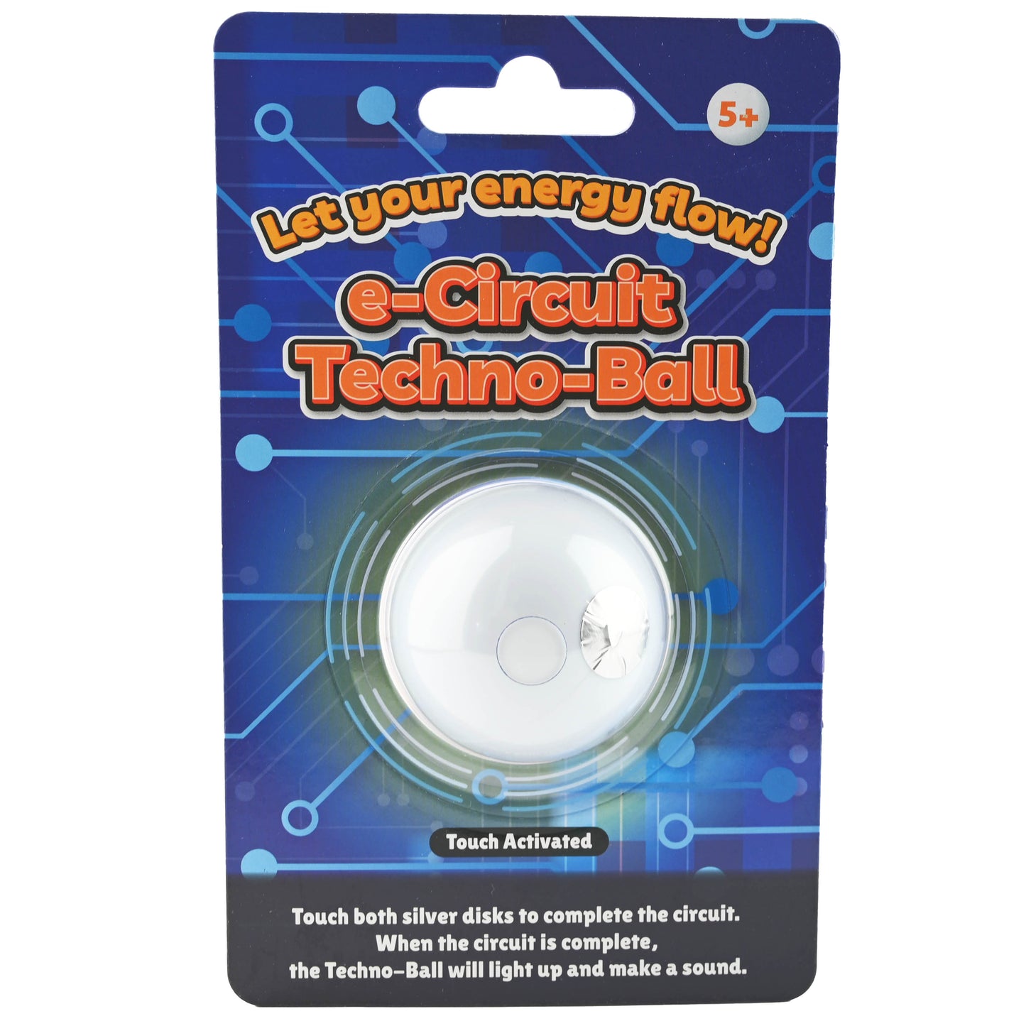 Ufo-boll med ljus och ljud b/o 4cm