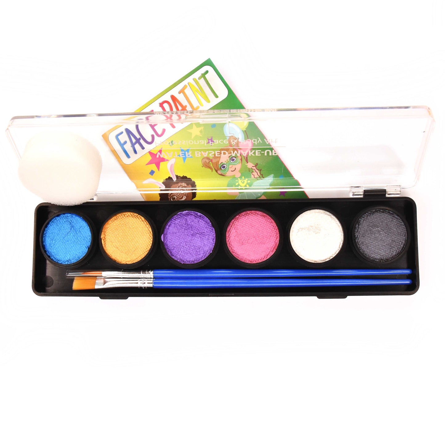 Ansiktsfärg 4g 6 färger 19cm