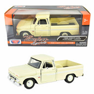 Chevy c10 fleetside pickup bil (1966) 1:24 19cm