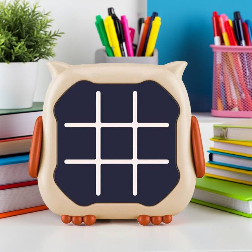 Elektrisk Tic Tac Toe / Tre i Rad-spel  – 3 i 1 Smart Spel för Barn och Familj