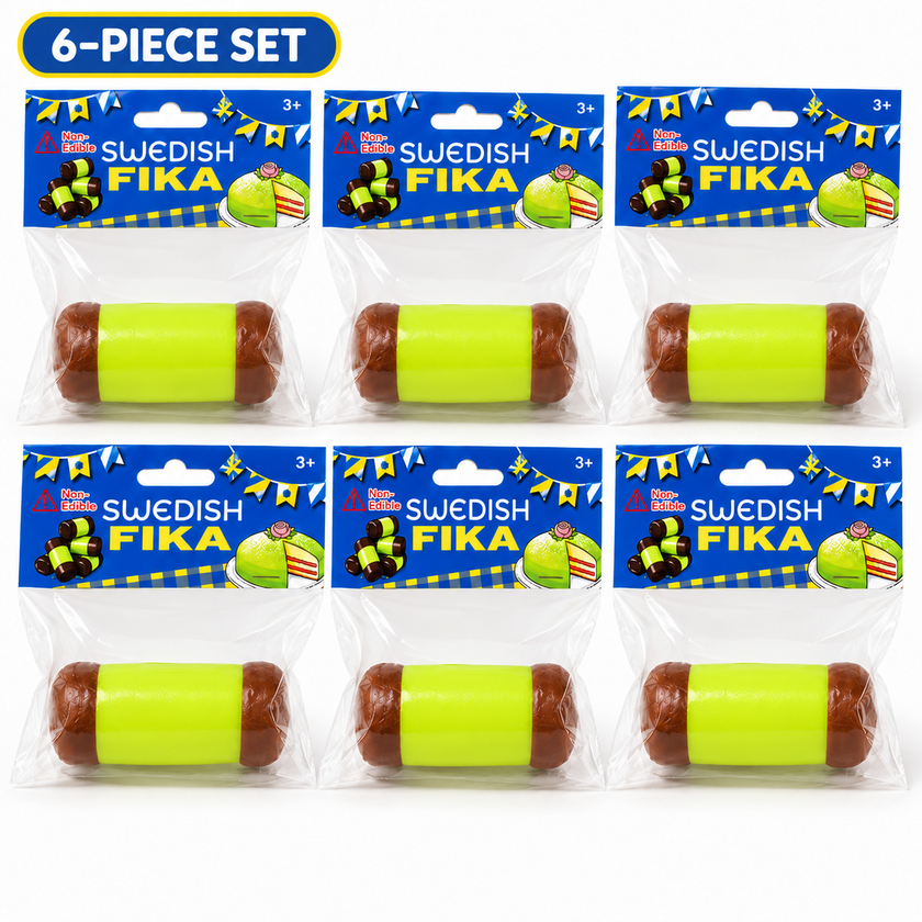 Squishy Dammsugare 6-pack – Klämleksak & Stressleksak för barn